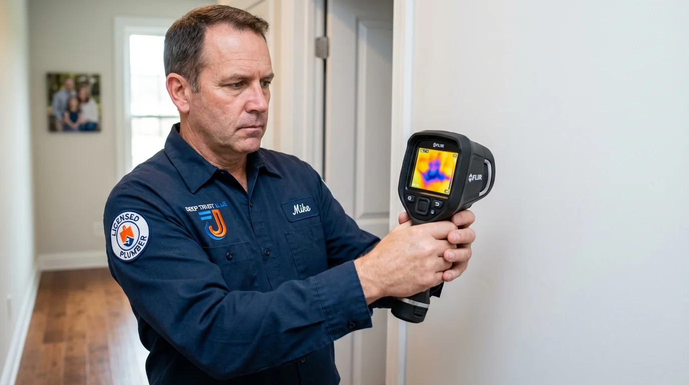 Thermal imaging leak detection by Johns Plumbing LLC in Masontown